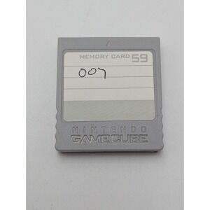 Nintendo GameCube Memory Card DOL-008 Grey OEM Official